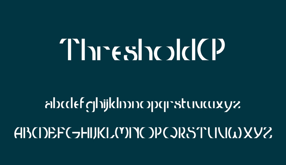 thresholdcp font