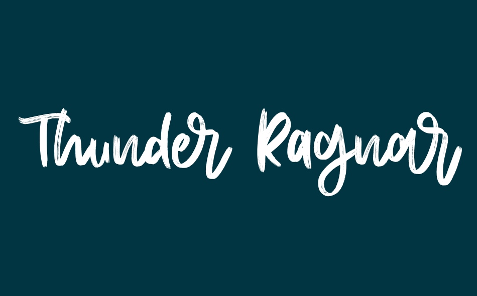 Thunder Ragnarok font big