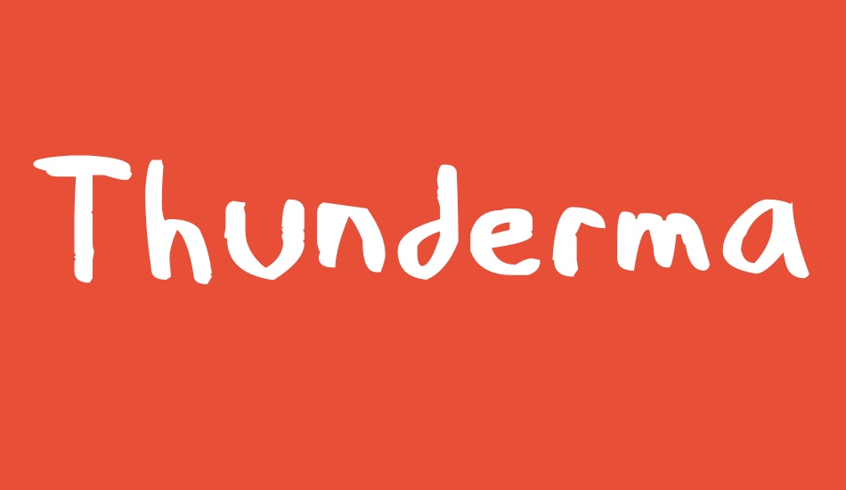 thunderman font big