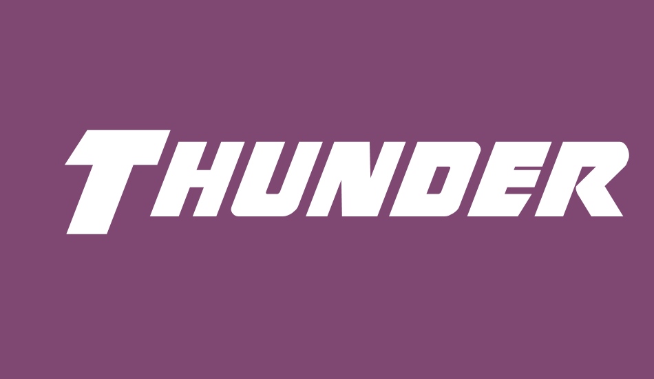 thunderstrike font big