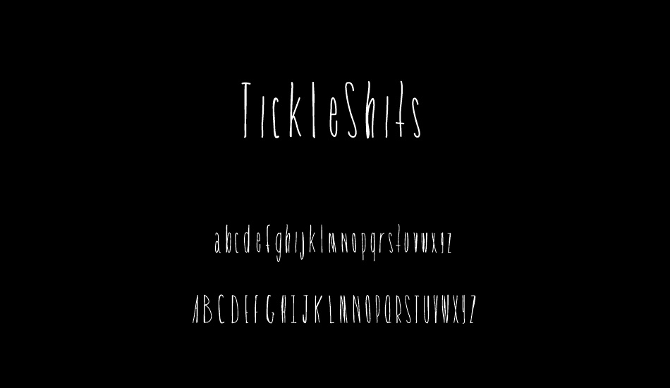 tickleshits font