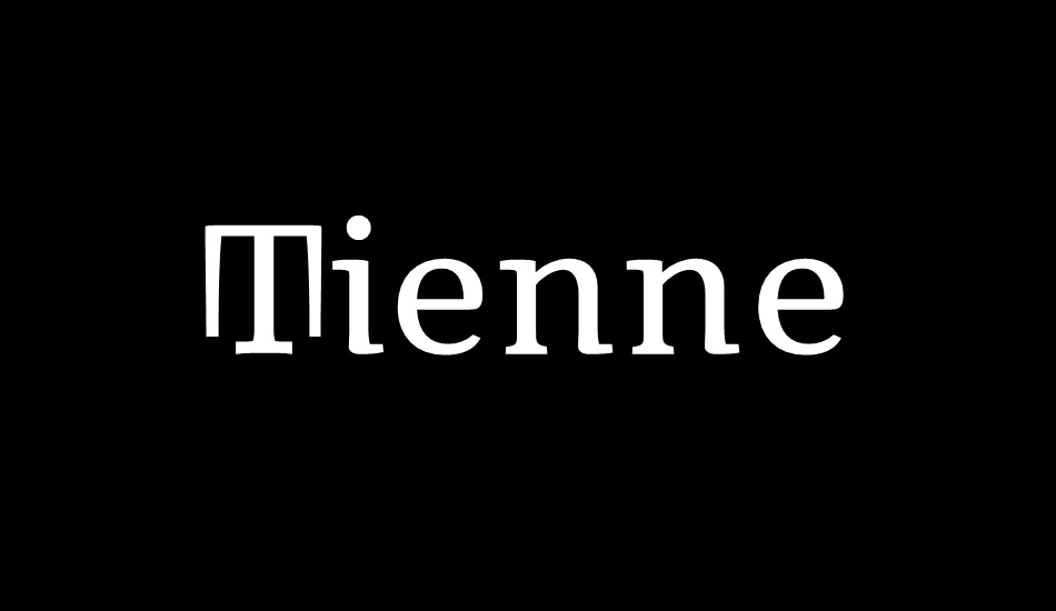 tienne font big