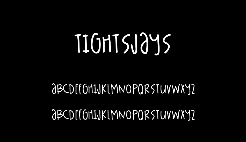 tightsjays font