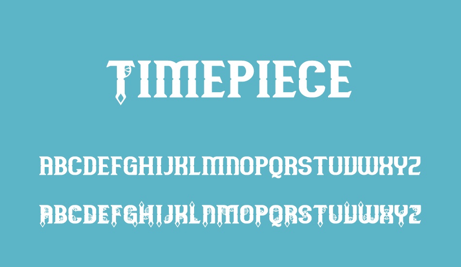 timepiece font