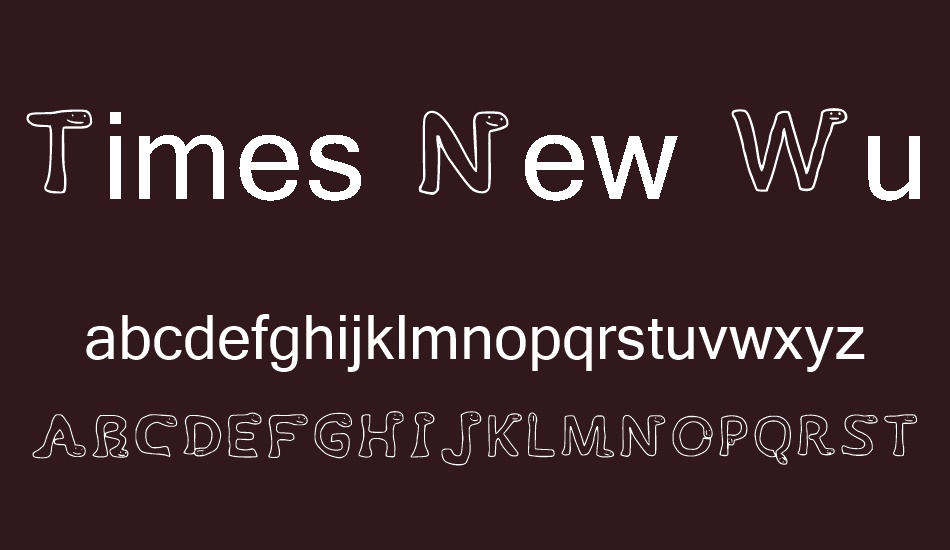 times-new-wumpus font
