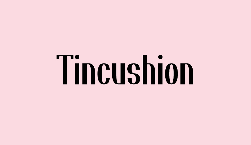 tincushion font big