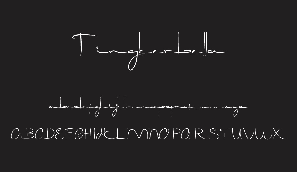 tingkerbella font