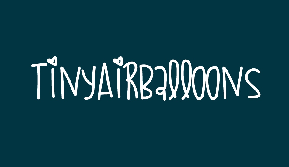 tinyairballoons font big