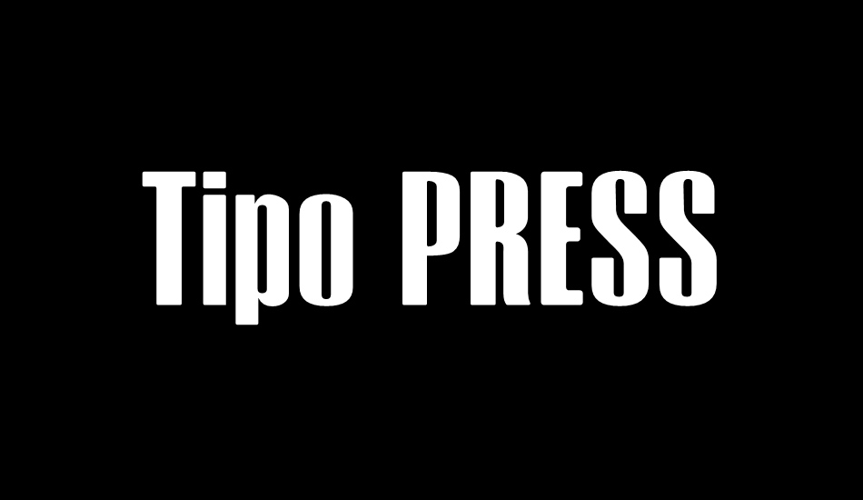 tipo-press font big