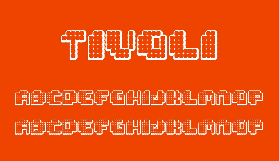 tivoli font