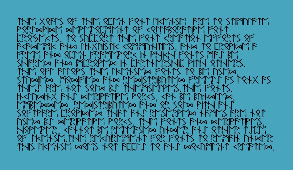 tjelvar-runic font 1