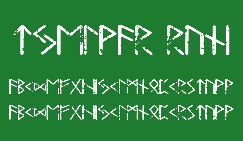 tjelvar-runic font