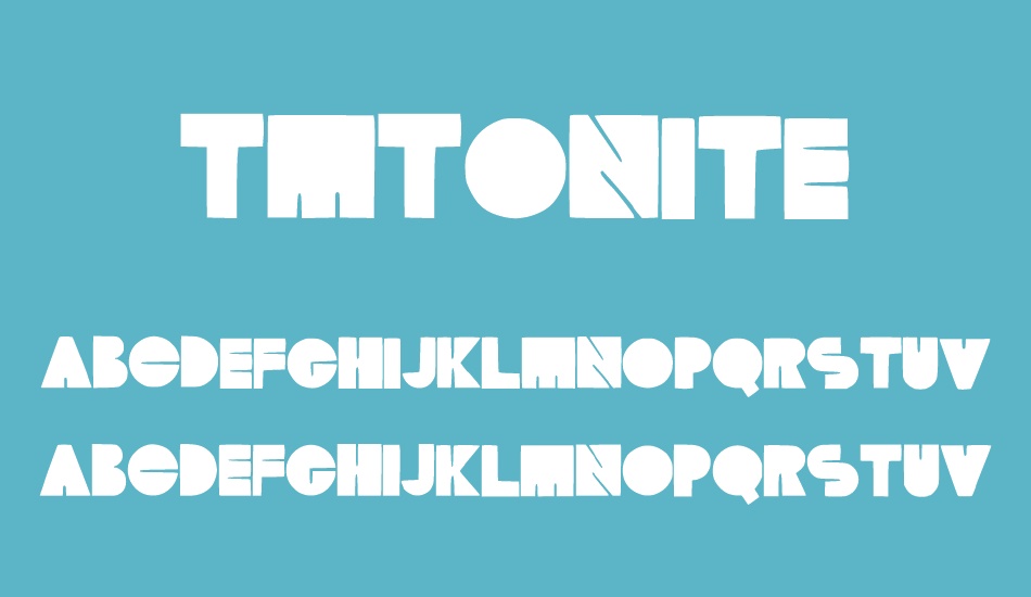 tmtonite font