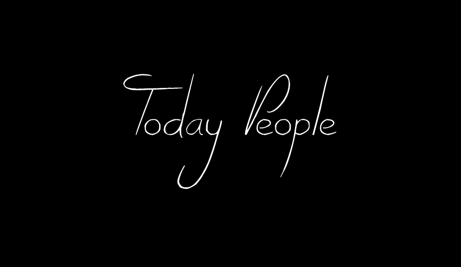 today-people font big