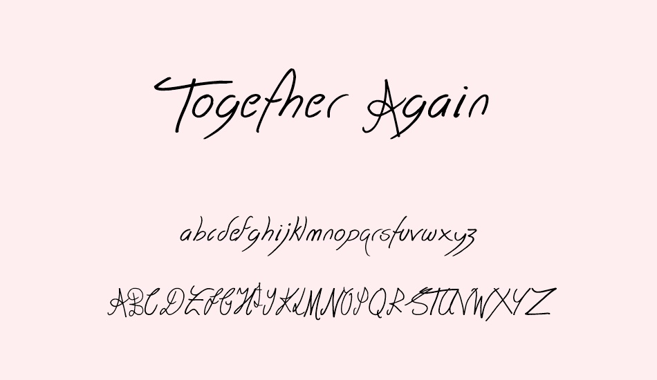together-again font