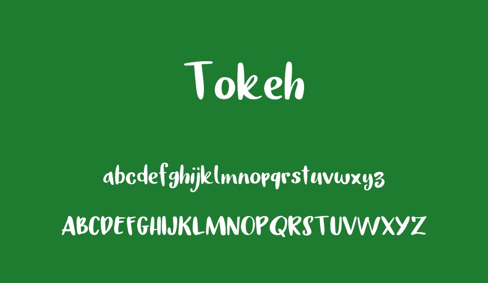 tokeh-demo font