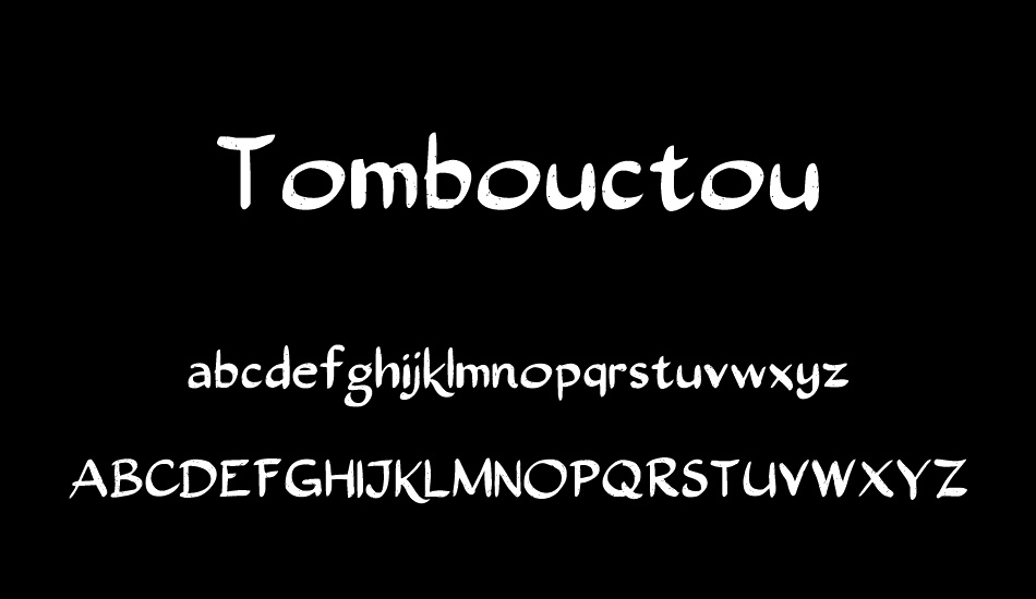 tombouctou-demo font