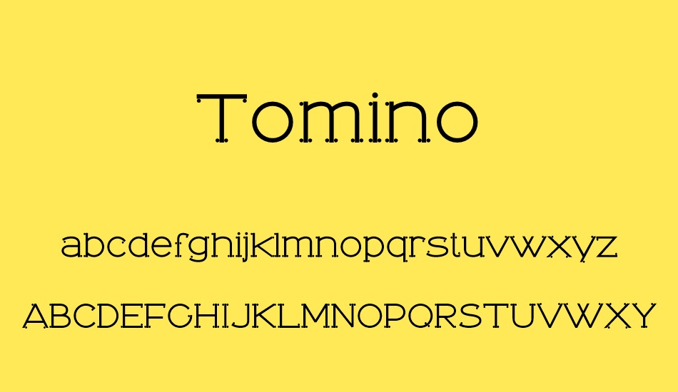 tomino-personal-use-only font