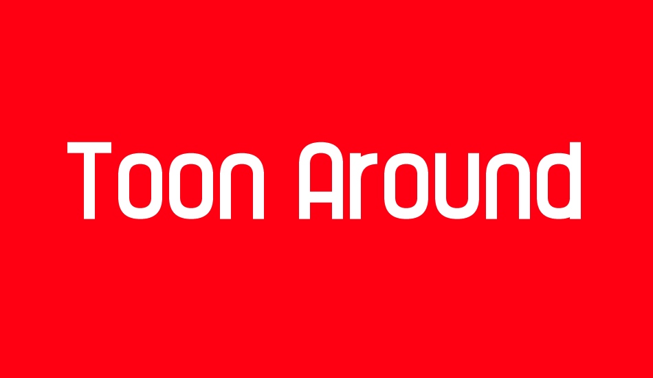 toon-around font big