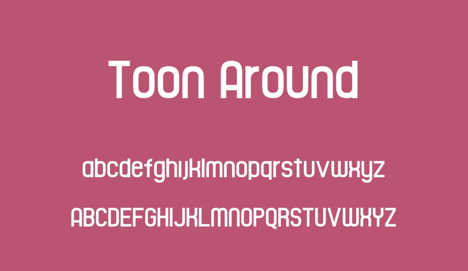 toon-around font