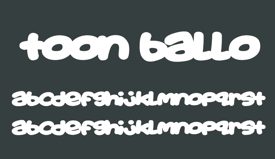 toon-balloon font