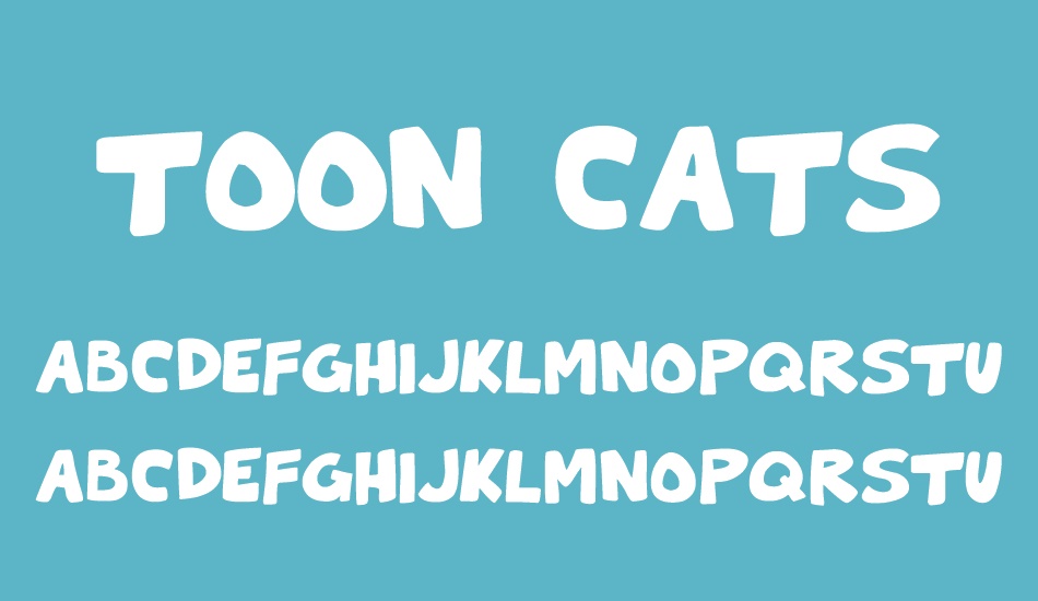 toon-cats font