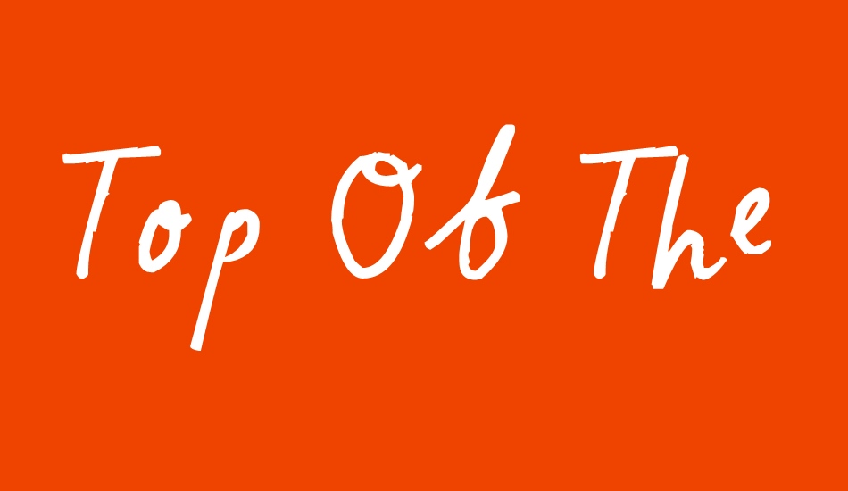 top-of-the-world font big