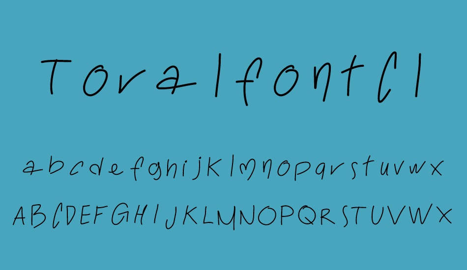 toralfontclassic font