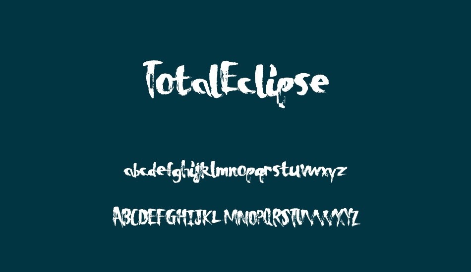 totaleclipse font