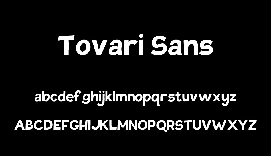 tovari-sans font