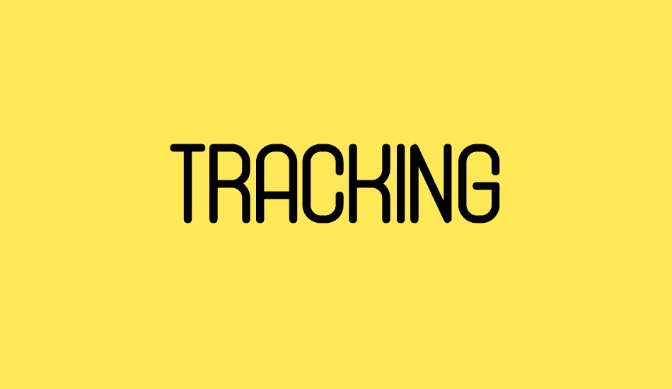 tracking font big