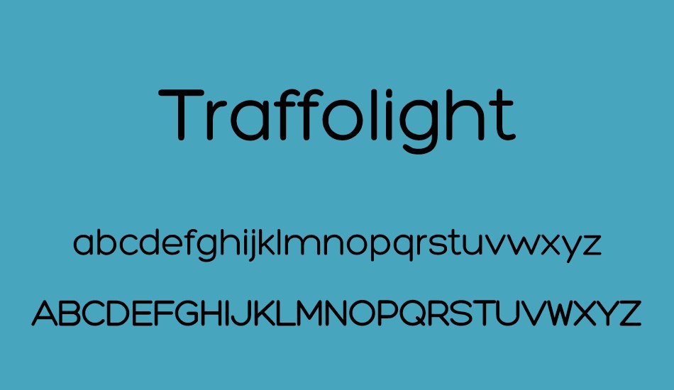 traffolight font