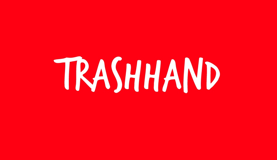 trashhand font big