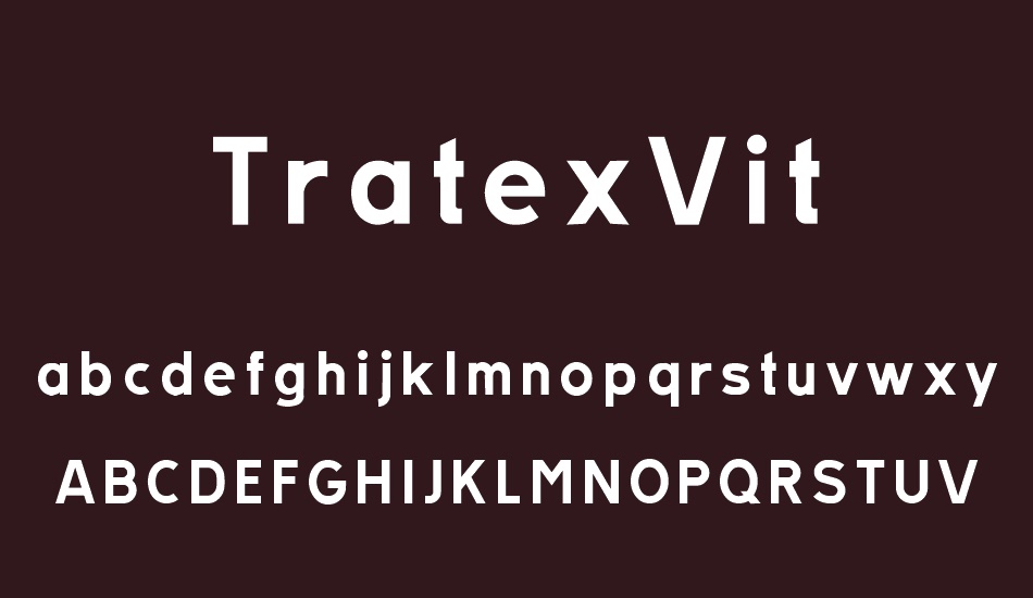 tratexvit font