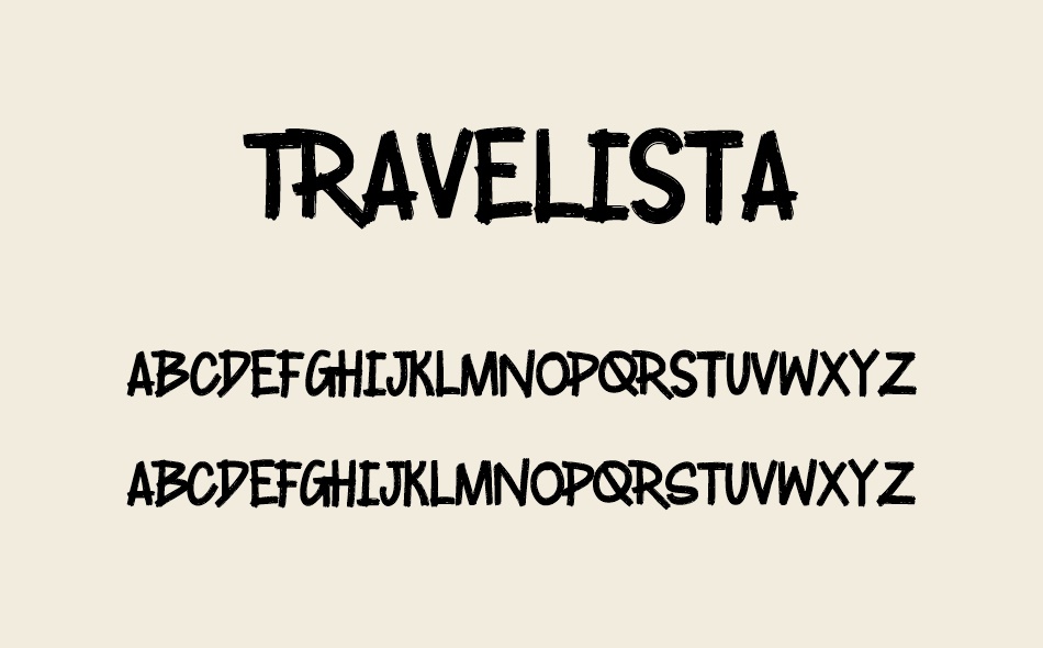 Travelista font