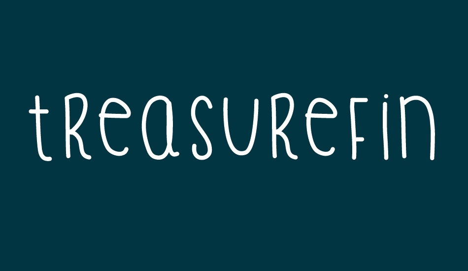 treasurefingers font big