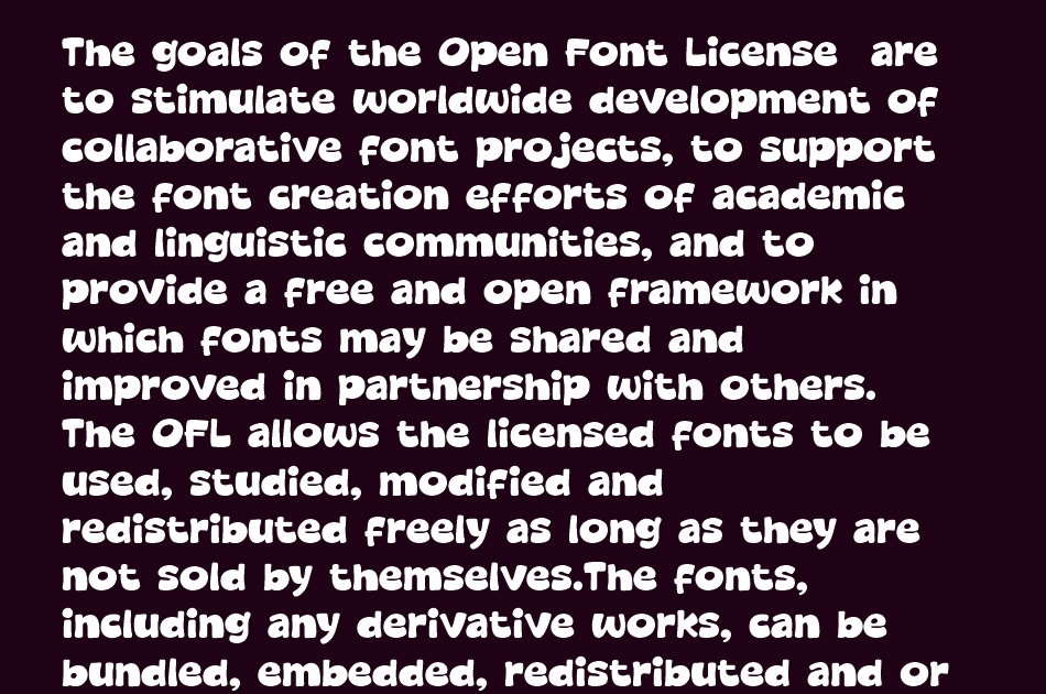 Trend Bold font 1