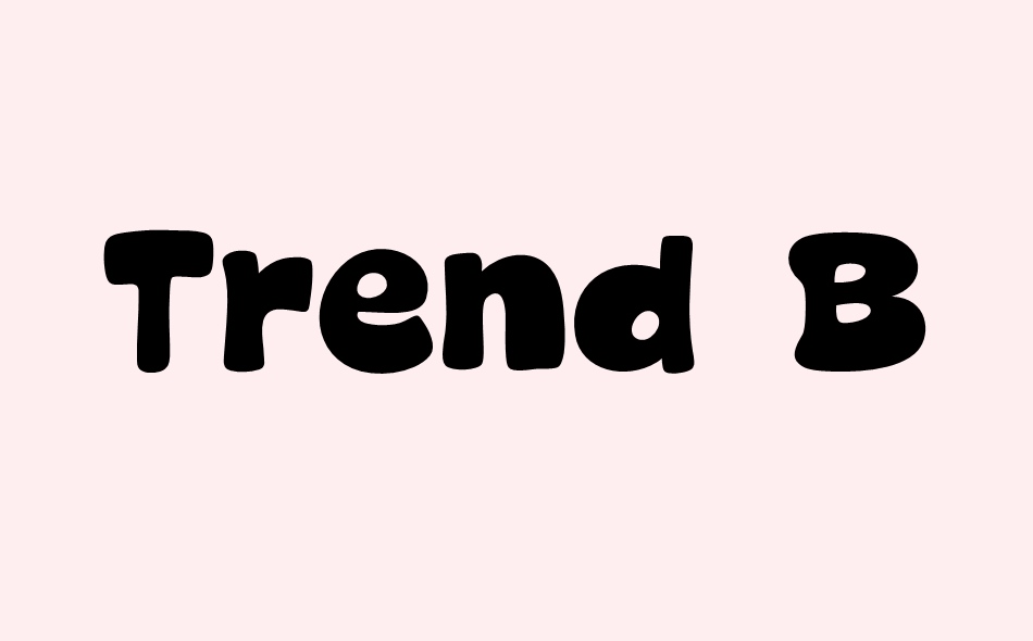 Trend Bold font big