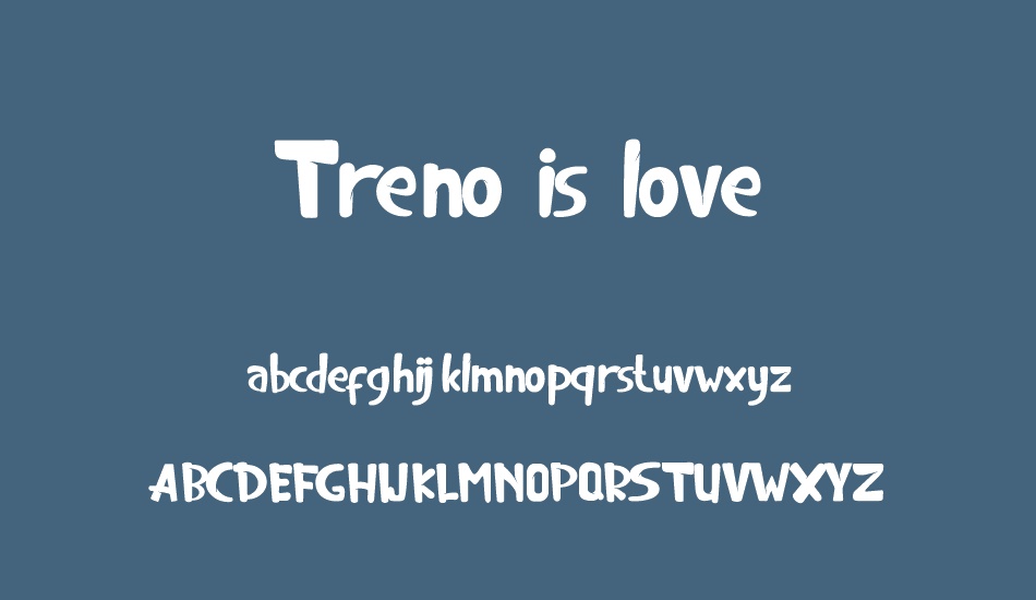 treno-is-love font