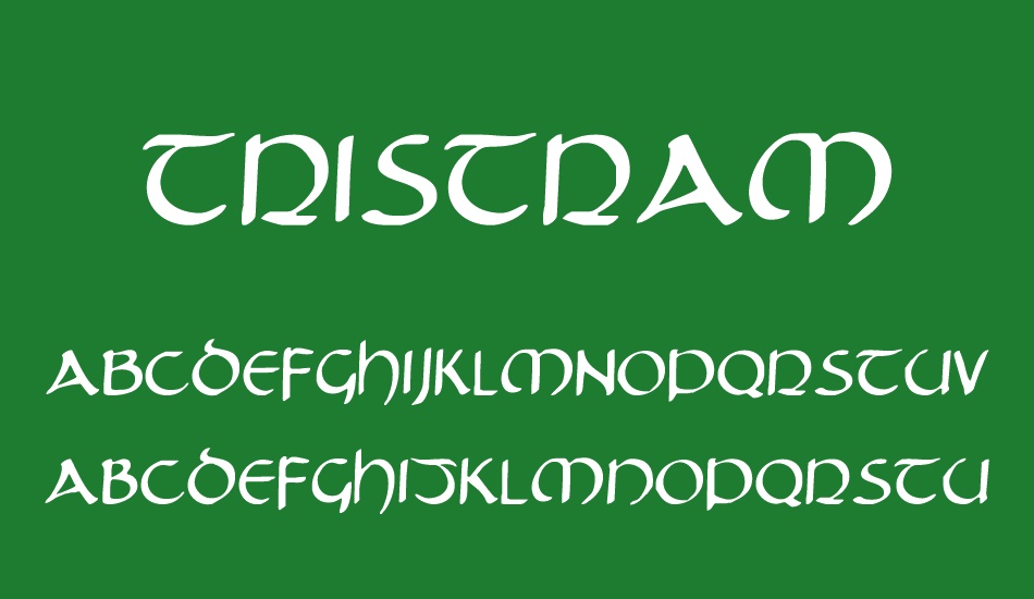 tristram font