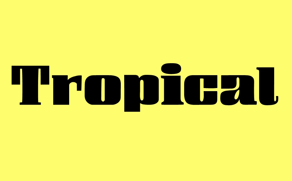 Tropical Juice font big