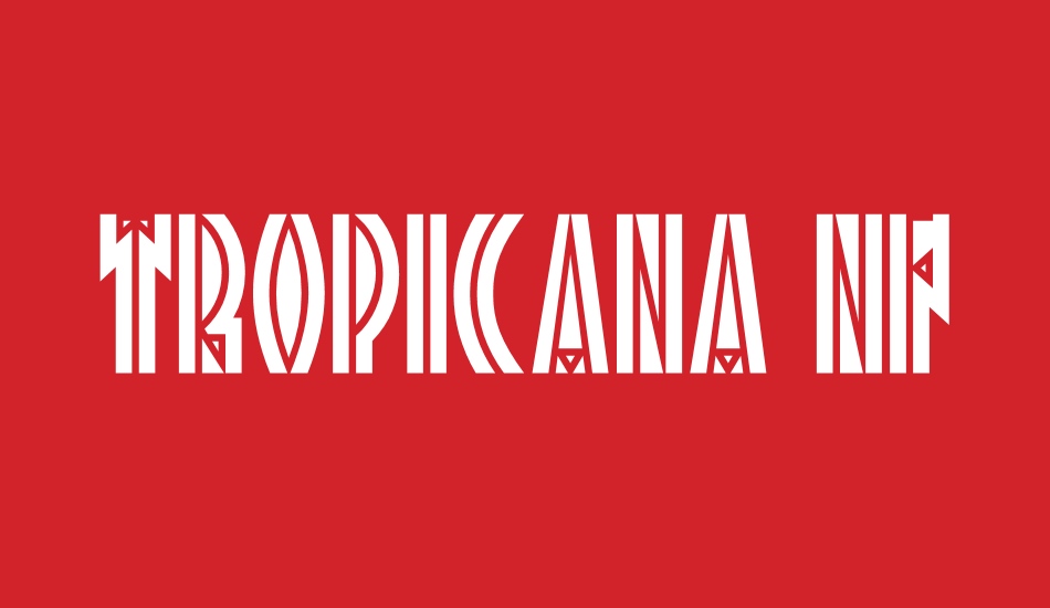 tropicana-nf font big