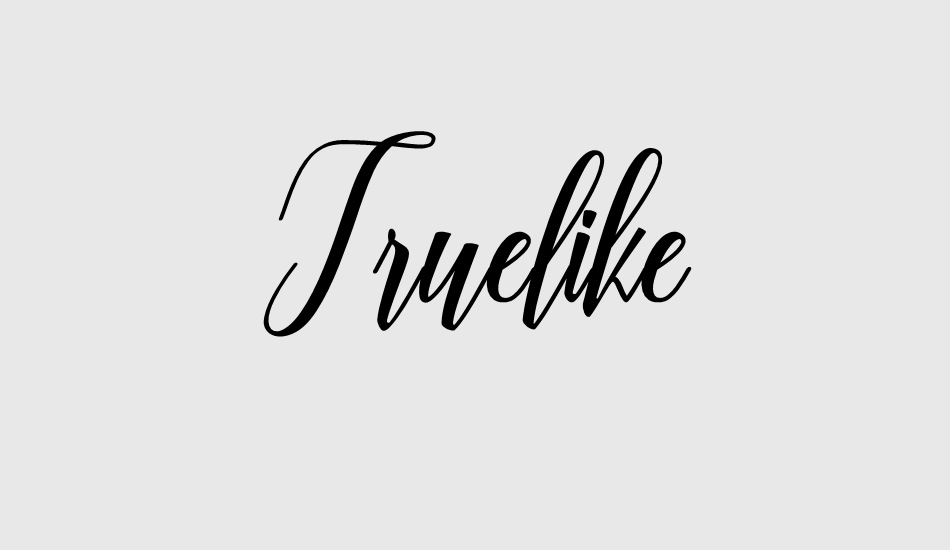 truelike font big