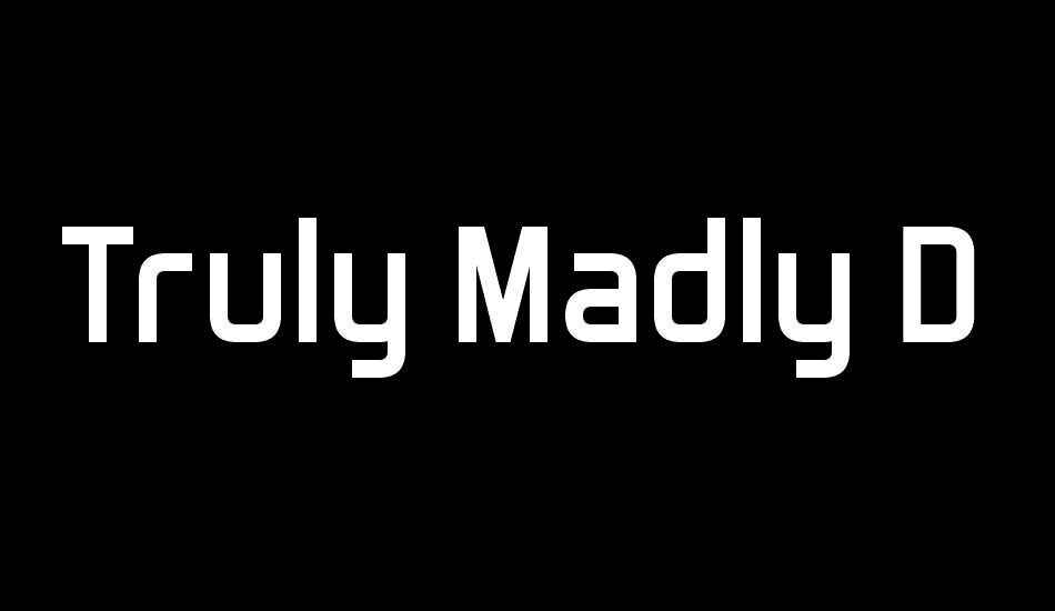 truly-madly-dpad font big