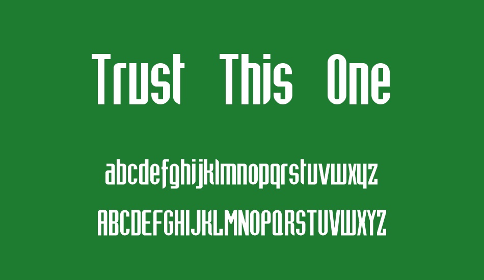 trust-this-one font