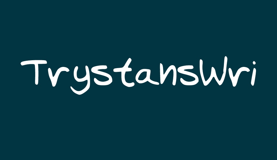 trystanswritingcorrected font big