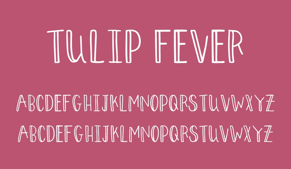 tulip-fever font