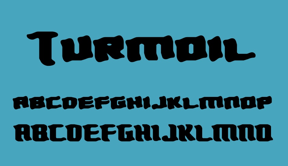 turmoil-brk font