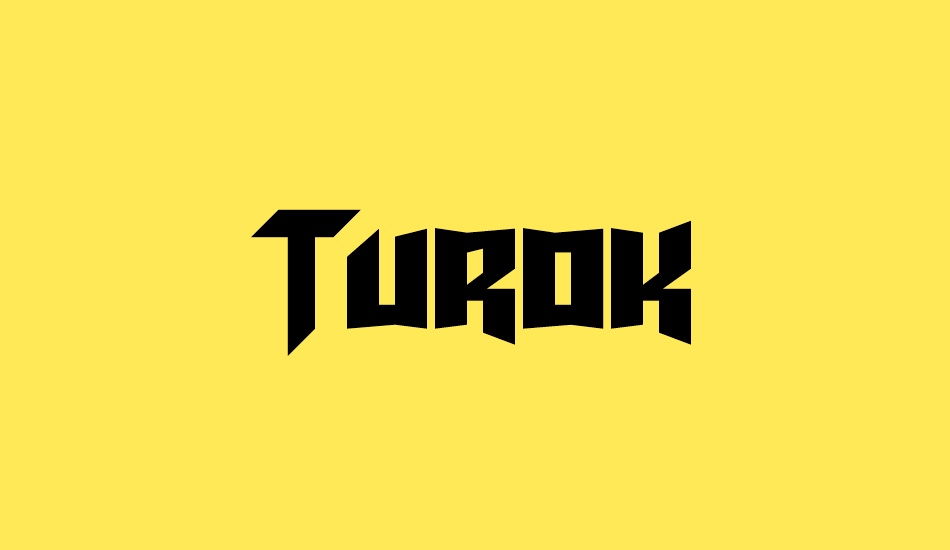 turok font big