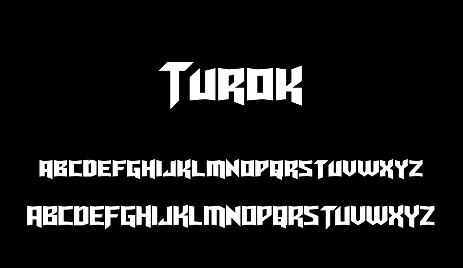 turok font